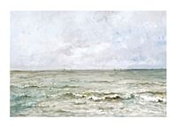 Seascape By Charles-François Daubigny-1