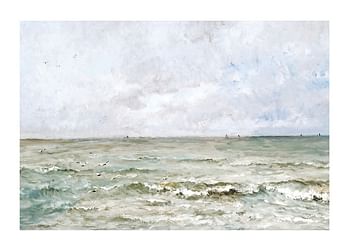 Affiche Seascape By Charles-François Daubigny