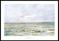 Seascape By Charles-François Daubigny-0