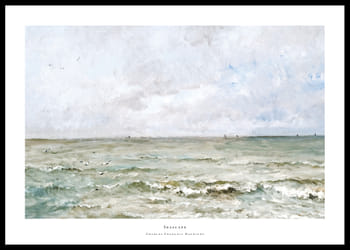 Affiche Seascape By Charles-François Daubigny