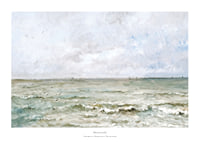 Seascape By Charles-François Daubigny-1