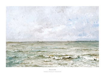 Affiche Seascape By Charles-François Daubigny