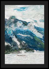 Lake Traun With Mountain Sleeping Greek Woman By Richard Gerstl-6