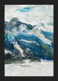 Lake Traun With Mountain Sleeping Greek Woman By Richard Gerstl-7