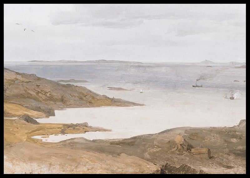 Motif From Bohuslän By Andreas Achenbach-12