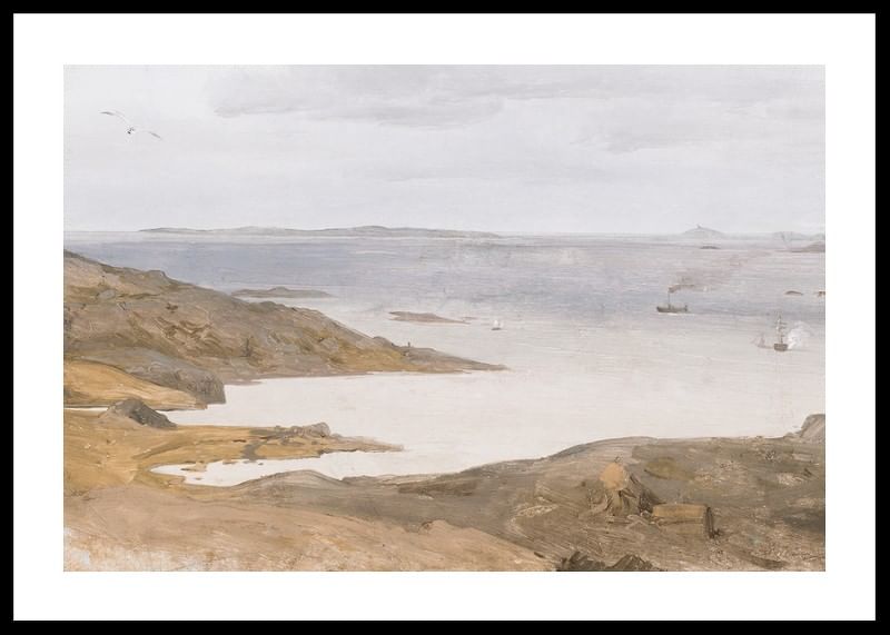 Motif From Bohuslän By Andreas Achenbach-12