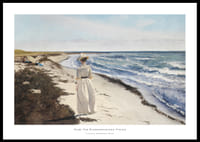 Dame Ved Karrebæksminde Strand By Laurits Andersen Ring-0