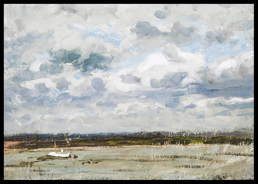 View Over The Rhine At Düsseldorf By Victor Westerholm-12