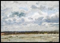 View Over The Rhine At Düsseldorf By Victor Westerholm-2