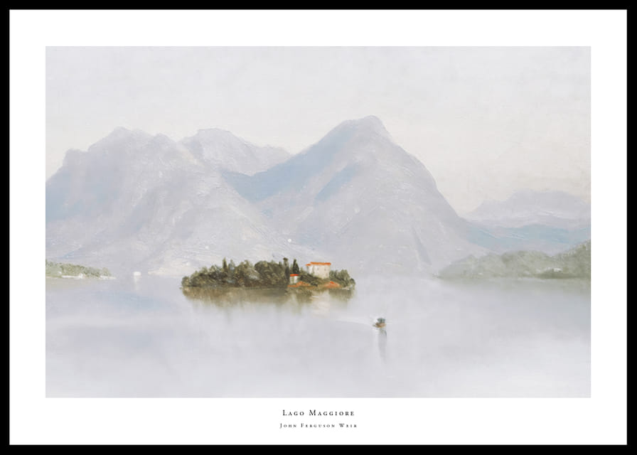 Lago Maggiore By John Ferguson Weir-12