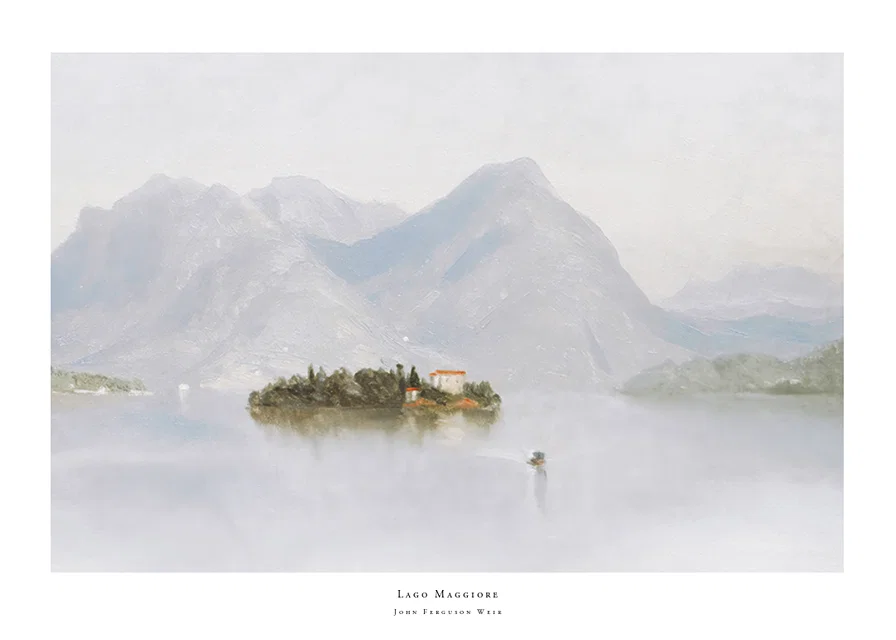 Lago Maggiore By John Ferguson Weir-12