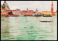 Venice Santa Maria Della Salute And Campanile Di San Marco By Carl Moll-8