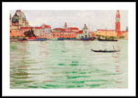 Venice Santa Maria Della Salute And Campanile Di San Marco By Carl Moll-2