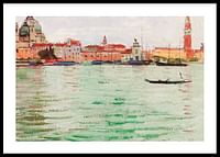 Venice Santa Maria Della Salute And Campanile Di San Marco By Carl Moll-0