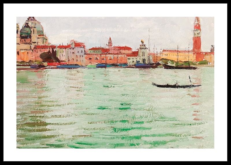Venice Santa Maria Della Salute And Campanile Di San Marco By Carl Moll-12