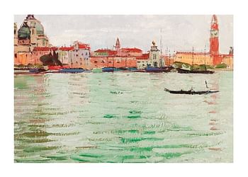 Plakat Venice Santa Maria Della Salute And Campanile Di San Marco By Carl Moll