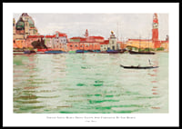 Venice Santa Maria Della Salute And Campanile Di San Marco By Carl Moll-0
