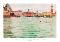 Venice Santa Maria Della Salute And Campanile Di San Marco By Carl Moll-1