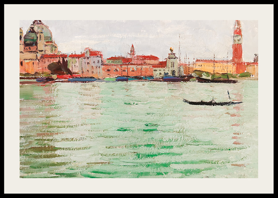 Venice Santa Maria Della Salute And Campanile Di San Marco By Carl Moll-12