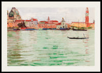 Venice Santa Maria Della Salute And Campanile Di San Marco By Carl Moll-4