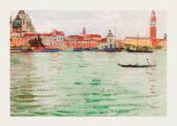Venice Santa Maria Della Salute And Campanile Di San Marco By Carl Moll-5