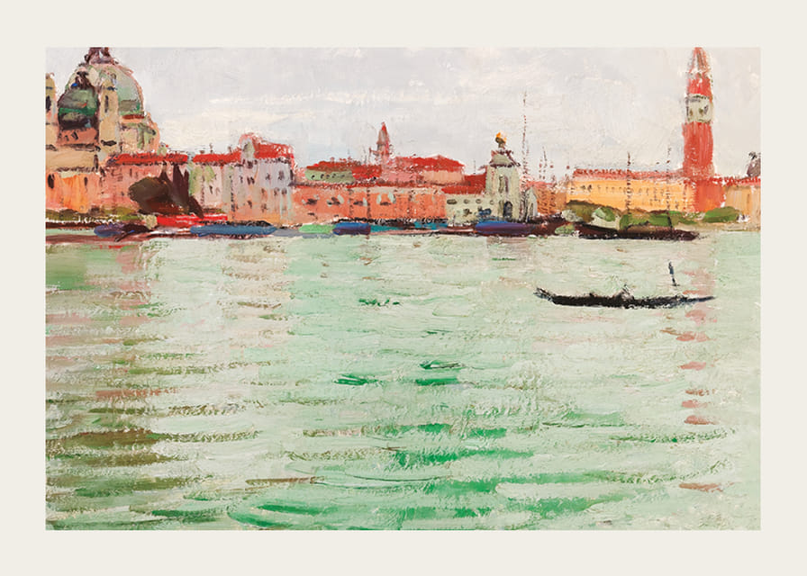 Venice Santa Maria Della Salute And Campanile Di San Marco By Carl Moll-12