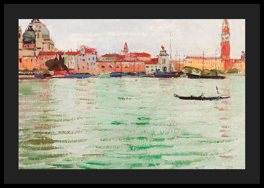 Venice Santa Maria Della Salute And Campanile Di San Marco By Carl Moll-12