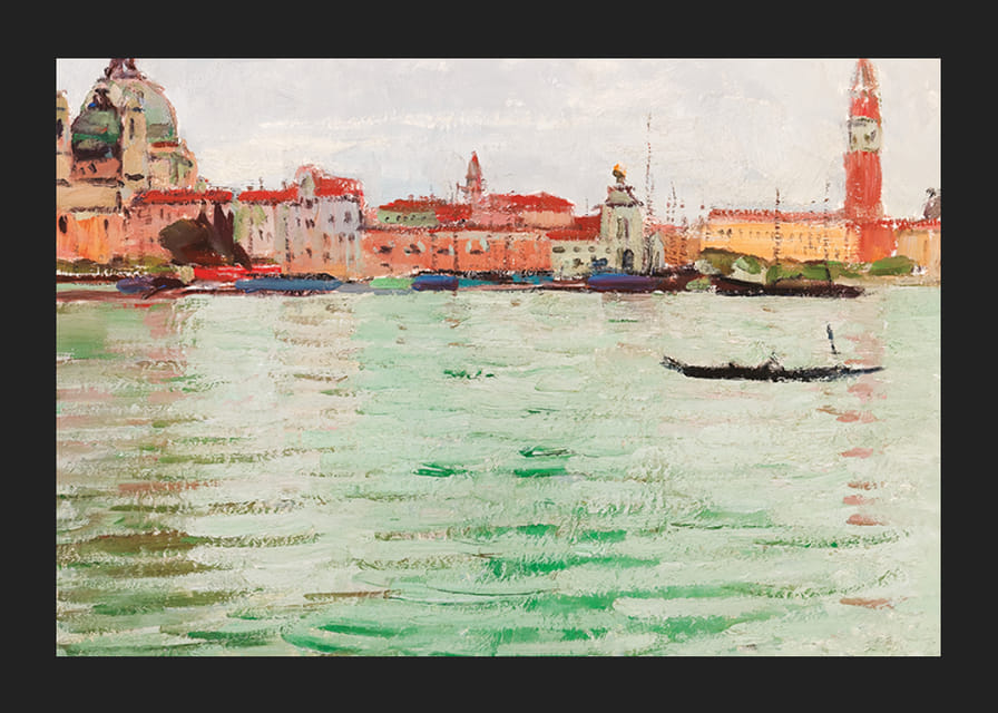 Venice Santa Maria Della Salute And Campanile Di San Marco By Carl Moll-12