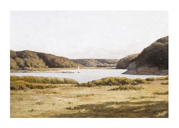 Poster Inlet Gloucester Harbor By Richard Gruelle