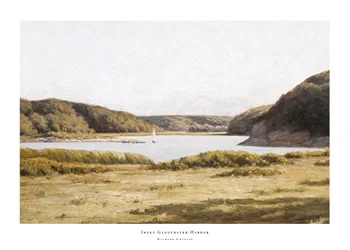 Poster Inlet Gloucester Harbor By Richard Gruelle