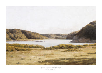 Poster Inlet Gloucester Harbor By Richard Gruelle