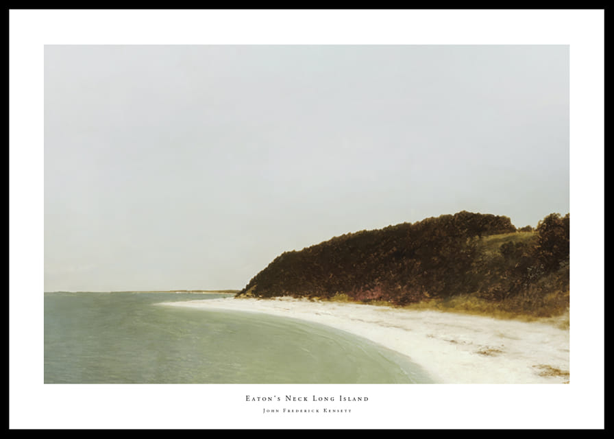 Eaton's Neck Long Island By John Frederick Kensett-12