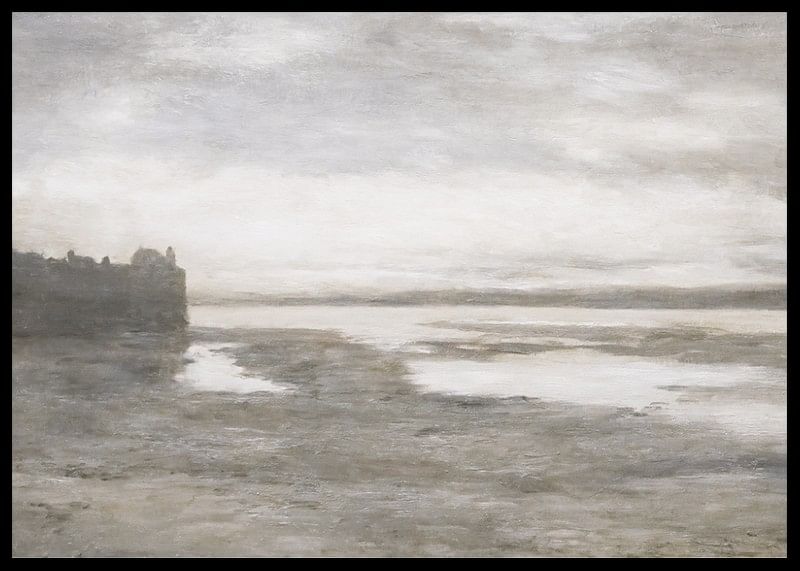 Evening On The Thames By Homer Dodge Martin-12