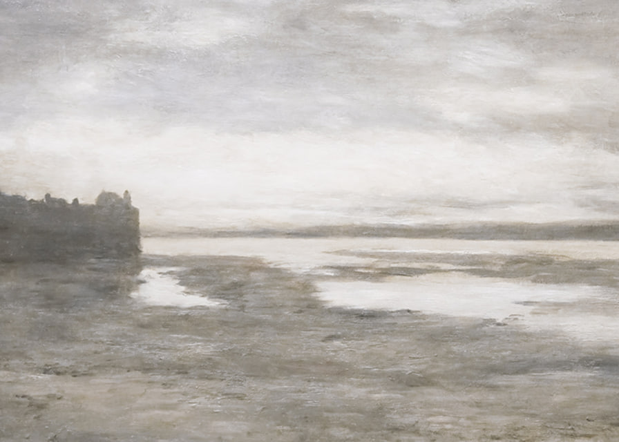 Evening On The Thames By Homer Dodge Martin-12
