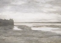 Evening On The Thames By Homer Dodge Martin-9