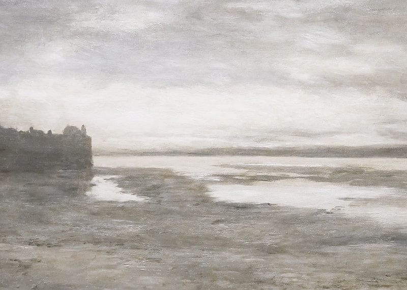 Evening On The Thames By Homer Dodge Martin-12