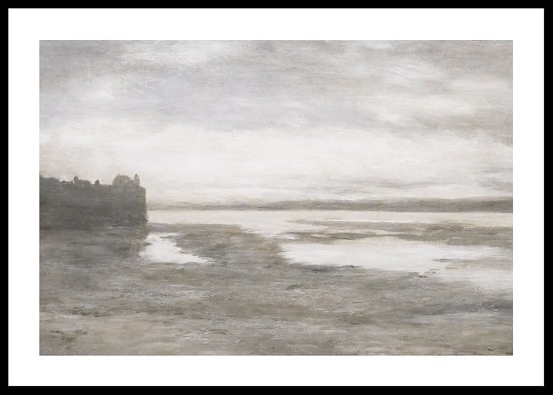 Evening On The Thames By Homer Dodge Martin-12