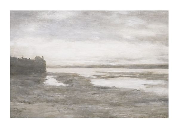 Plagát Evening On The Thames By Homer Dodge Martin