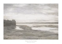 Evening On The Thames By Homer Dodge Martin-1