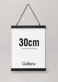 Agățător Poster Lemn Negru 30cm-0