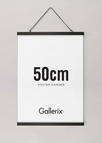 Porte affiche Bois Noir 50cm-0