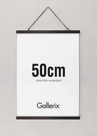 Agățător Poster Lemn Negru 50cm-0