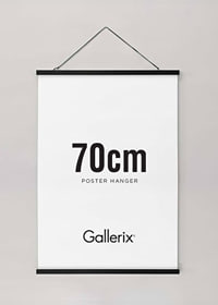 Julisteripustin Puu Musta 70cm-0