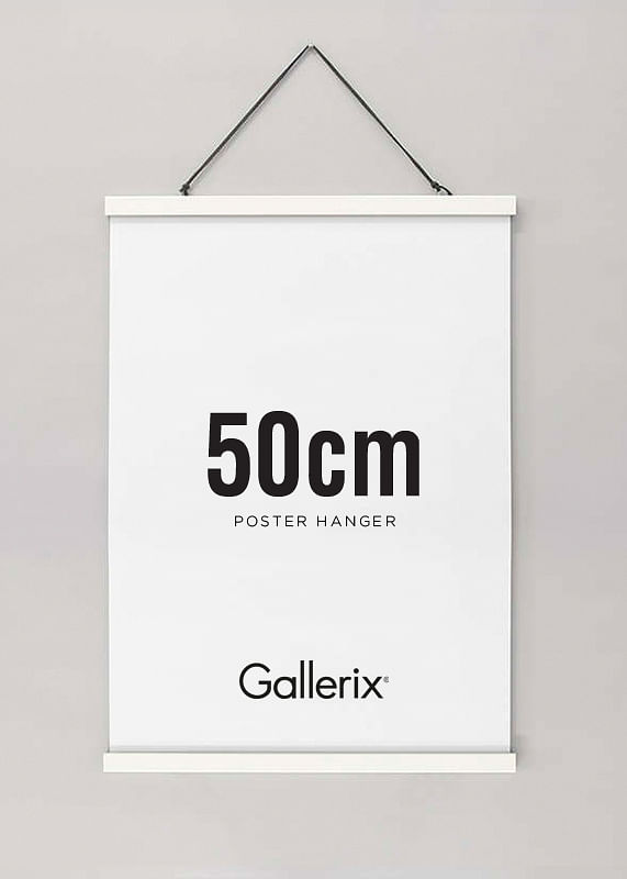 Ramă Agățător Poster Alb 50cm