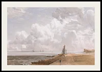 Harwich The Low Lighthouse And Beacon Hill By John Constable-4