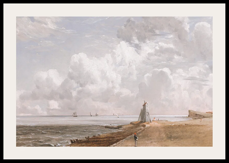 Harwich The Low Lighthouse And Beacon Hill By John Constable-12