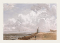 Harwich The Low Lighthouse And Beacon Hill By John Constable-5