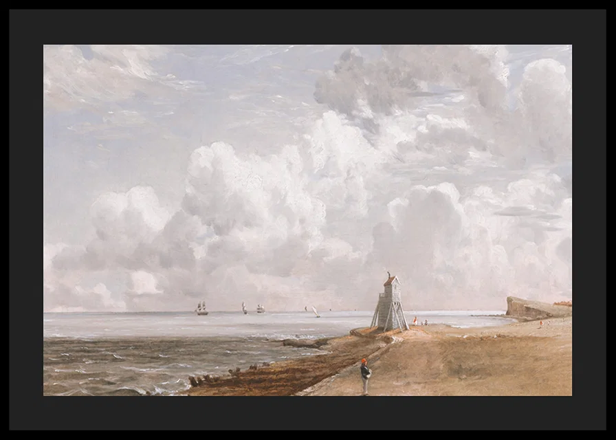 Harwich The Low Lighthouse And Beacon Hill By John Constable-12