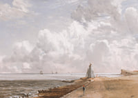 Harwich The Low Lighthouse And Beacon Hill By John Constable-9