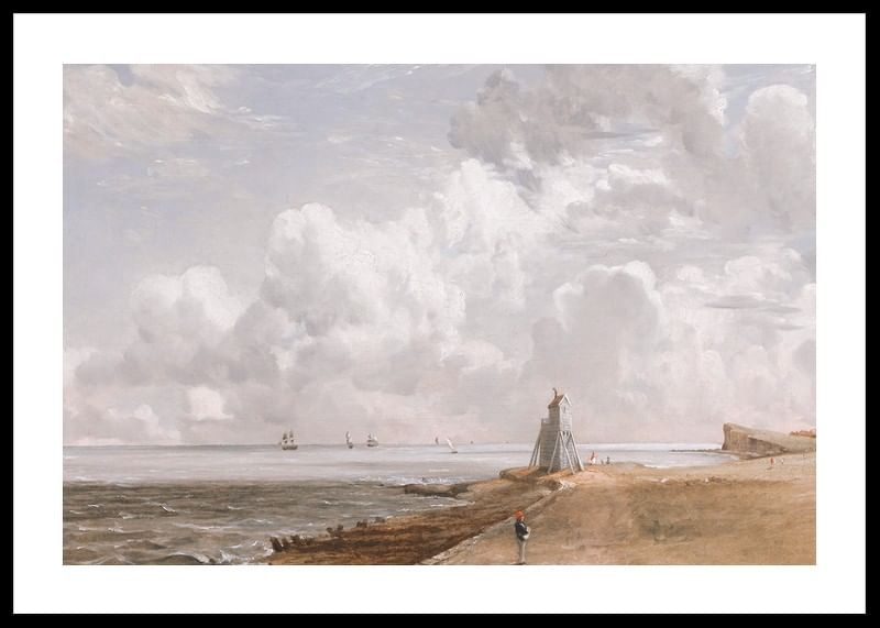 Harwich The Low Lighthouse And Beacon Hill By John Constable-12